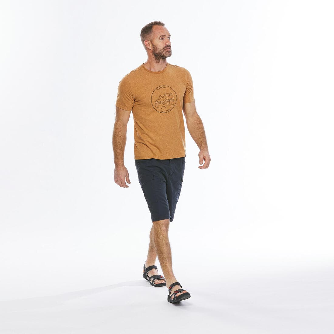 T-Shirt manches courtes Randonnée Homme TechTIL 100