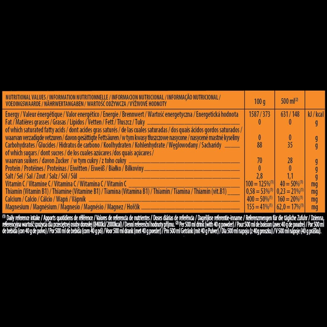 Boisson isotonique poudre HYDRATE&PERFORM orange 560g