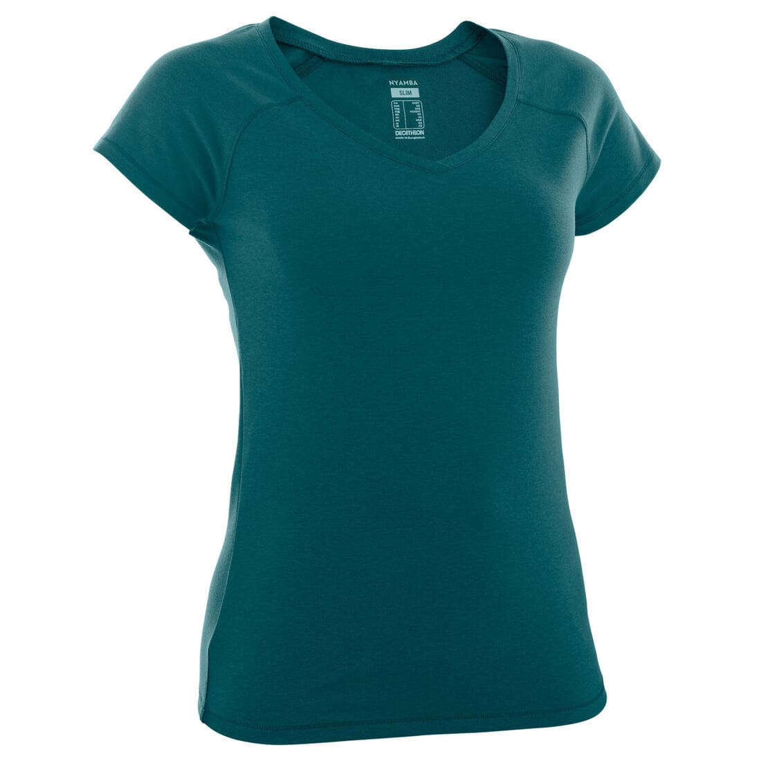 T-shirt Col V fitness Femme - 500