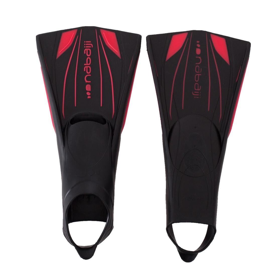 Palmes de natation - Topfin noir rouge