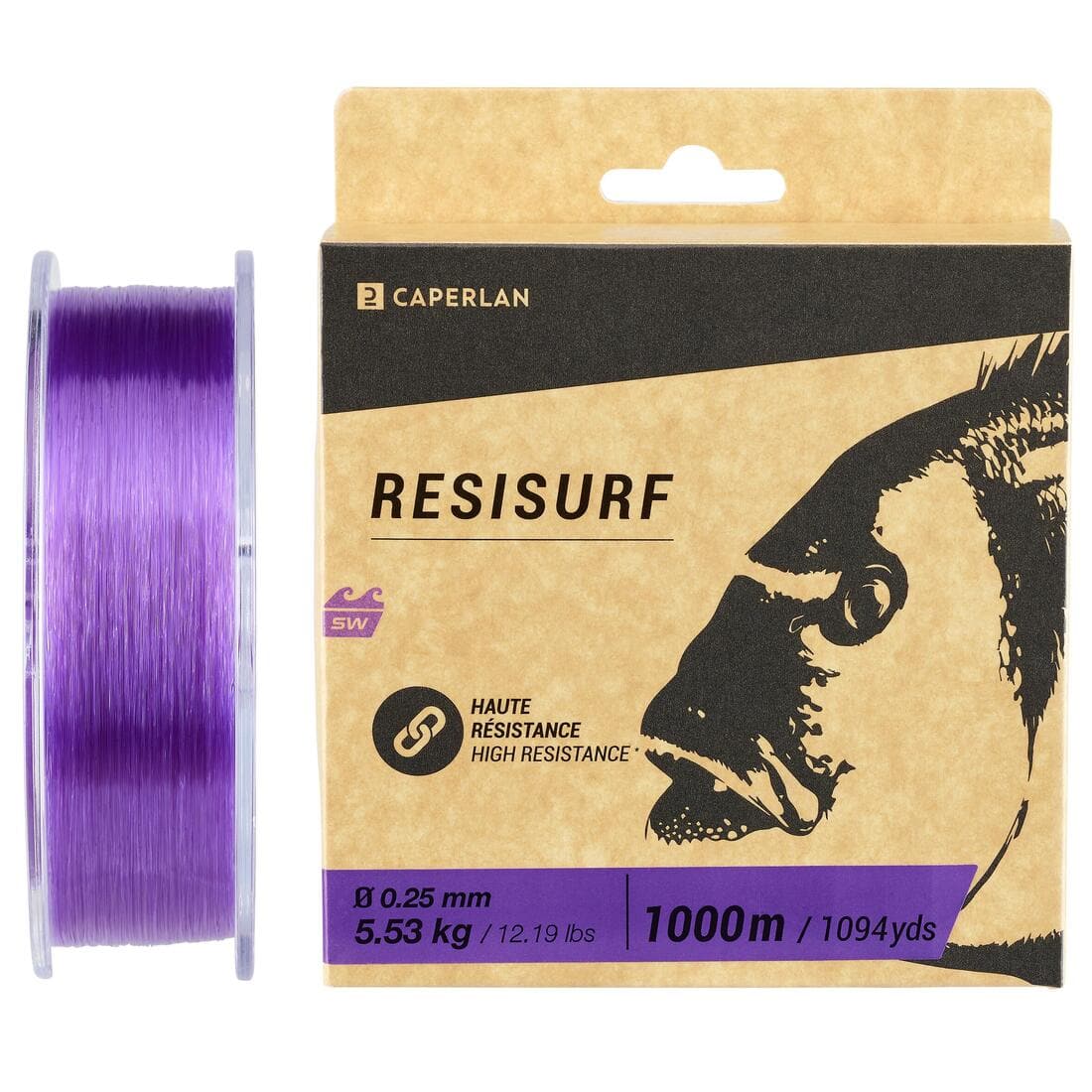 Fil pêche en surfcasting Violet RESISURF