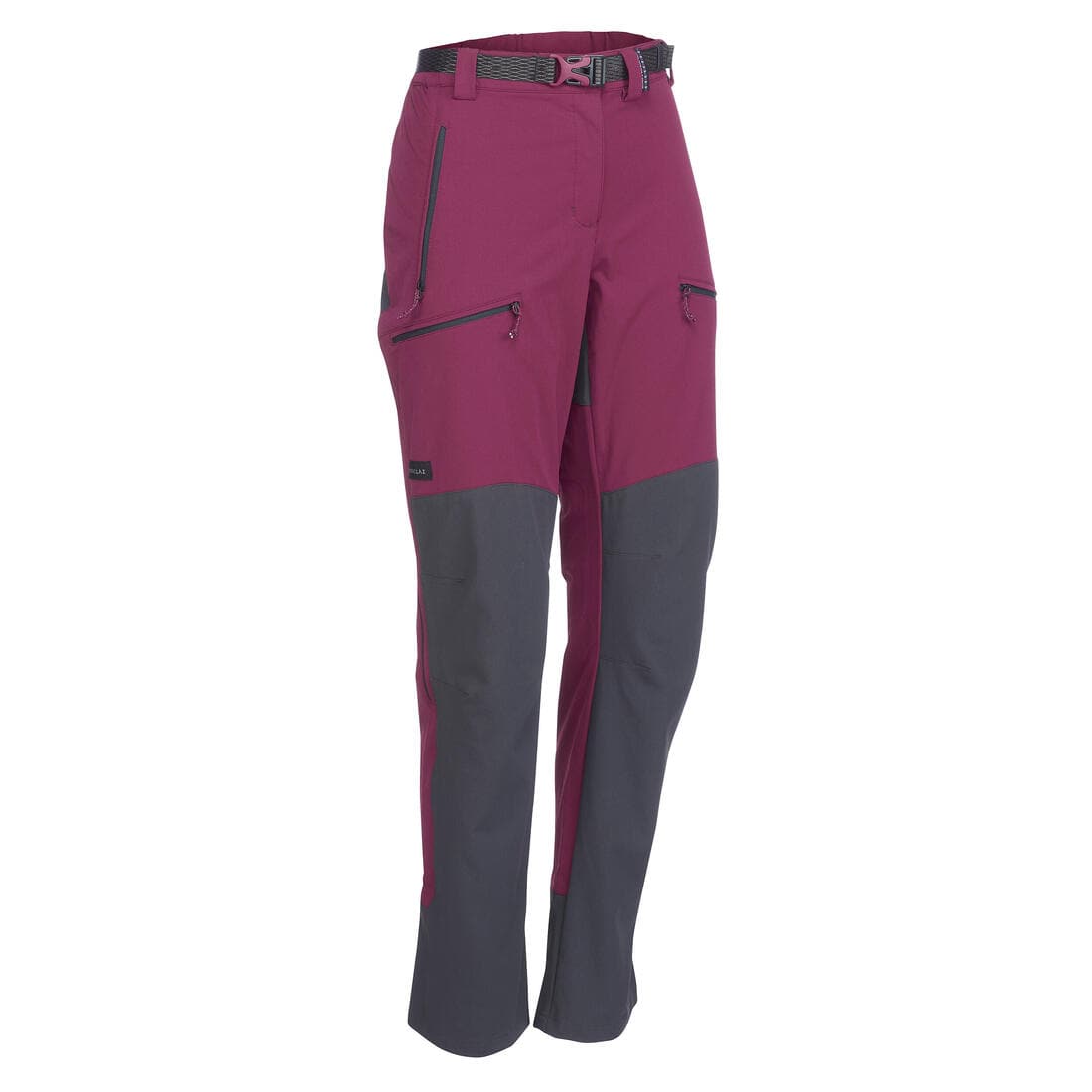 Pantalon déperlant de trek montagne - MT900 noir - Femme