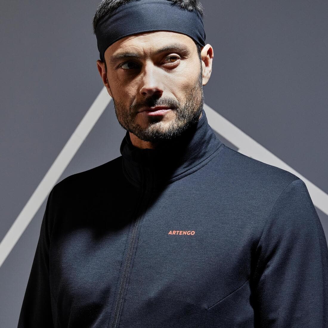 Veste de tennis Homme TJA 900 Noir