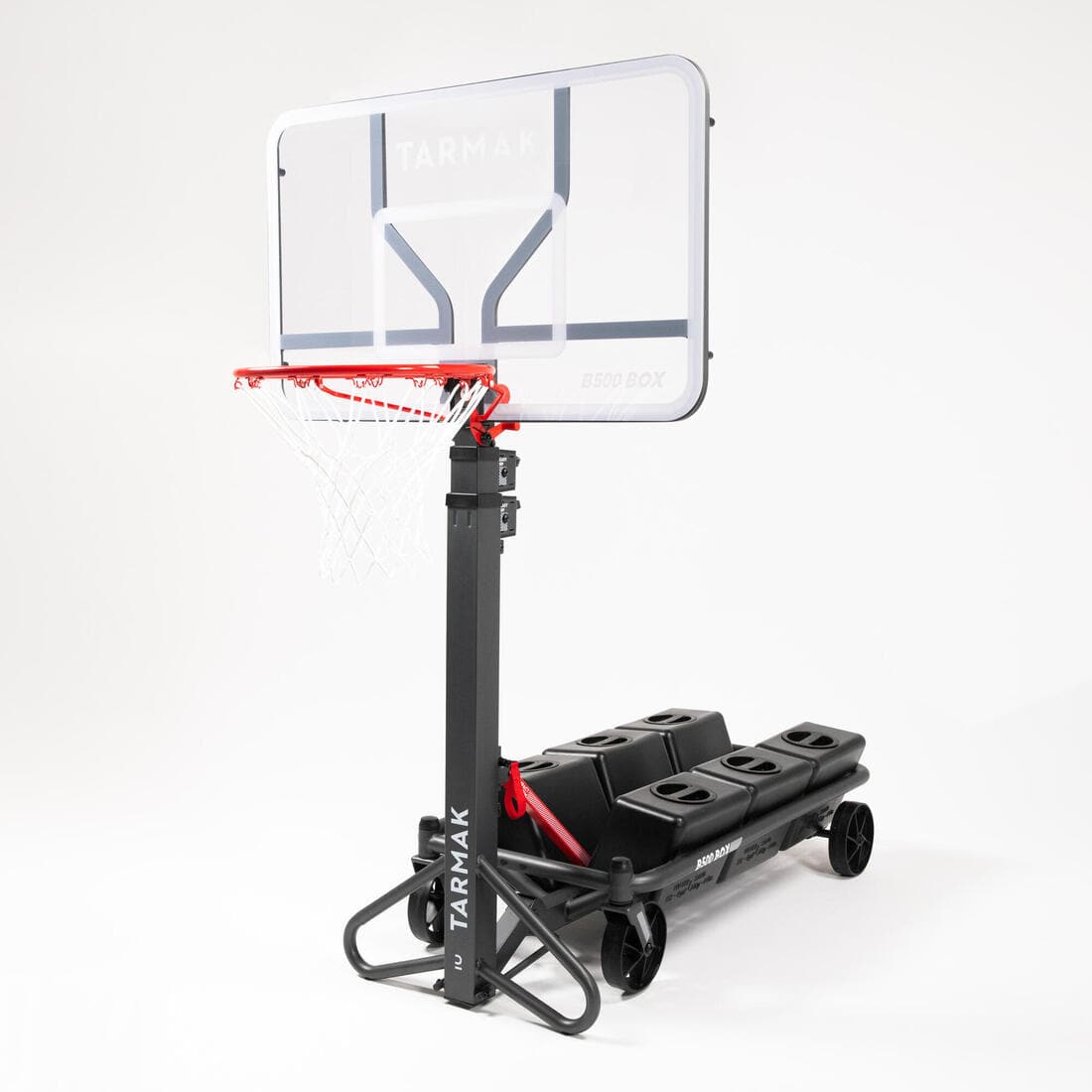 Panier de basket pliable sur roue réglable de 2,40m à 3,05m - B500 Easy Box