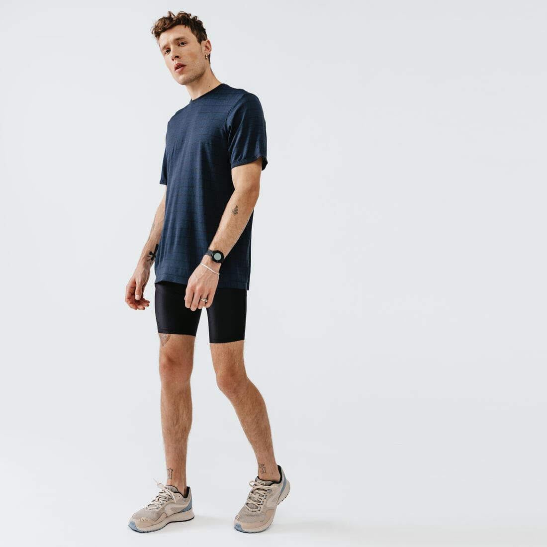 Cuissard running respirant homme - Dry noir