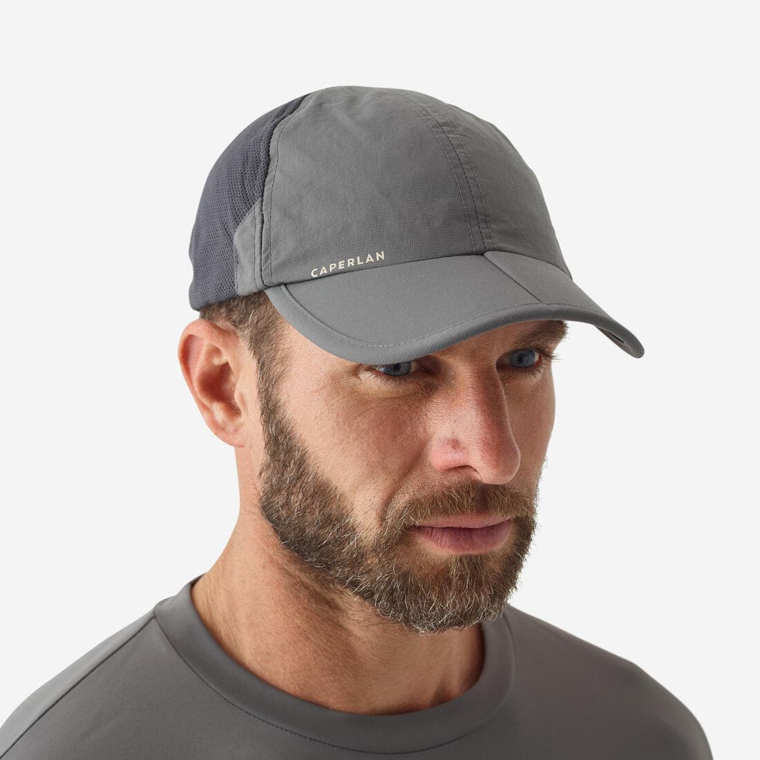 Casquette de pêche pliante - FC 500 F grise