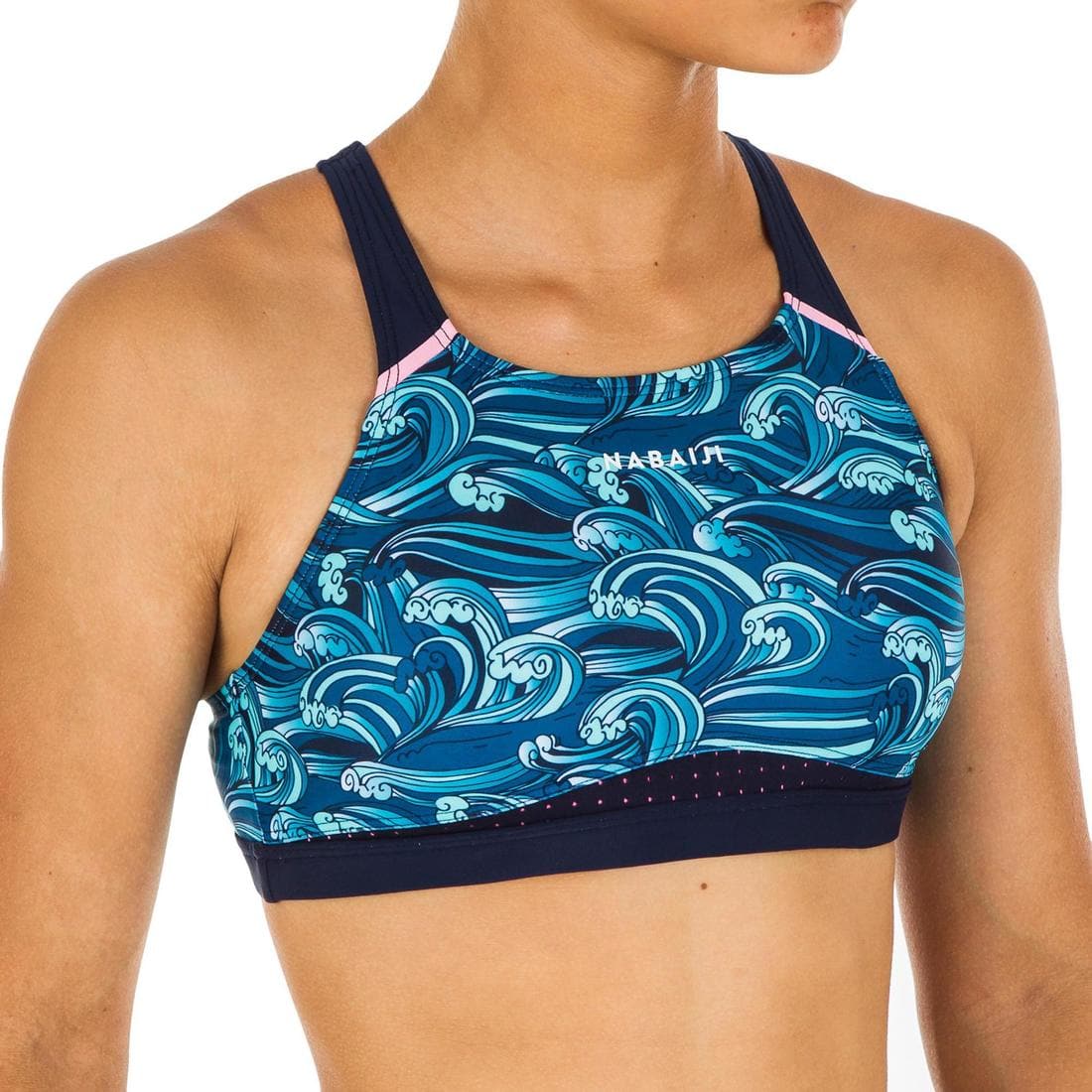 Haut de maillot de bain de natation fille  Kamyleon Wave