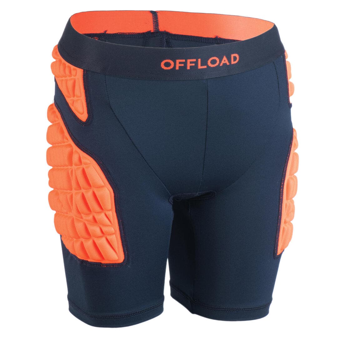 Sous-short de protection de rugby Enfant - R500 orange