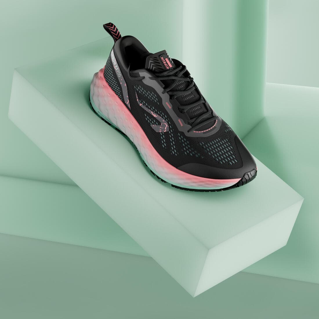 CHAUSSURES DE RUNNING FEMME KIPRUN KS900 NOIR ROSE