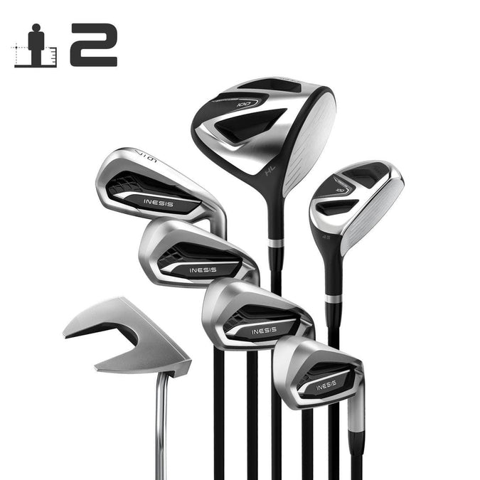





Kit golf 7 clubs droitier graphite taille 2 adulte - INESIS 100, photo 1 of 10