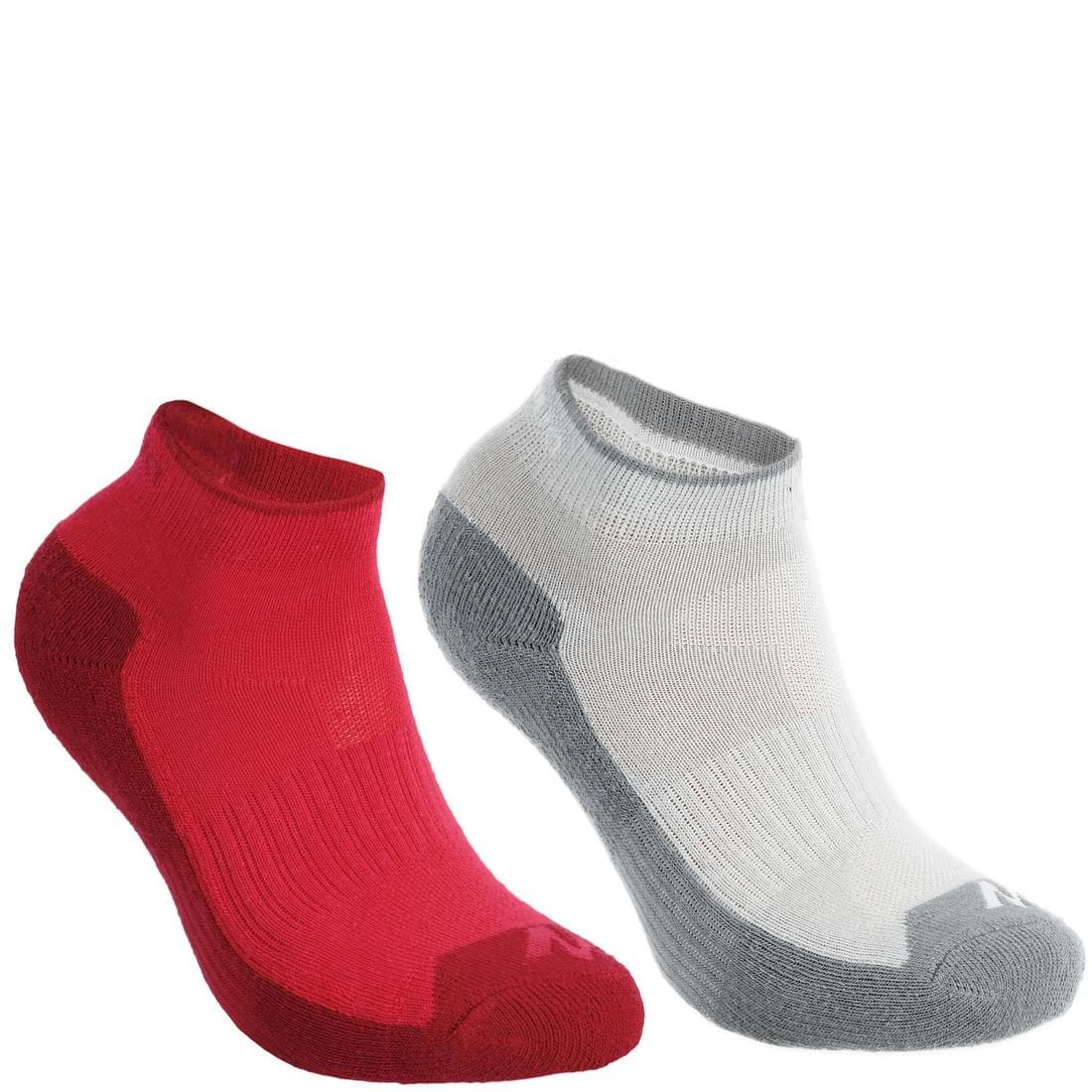 Chaussettes de randonnée enfant MH100 Bleues/Grises en lot de 2 paires