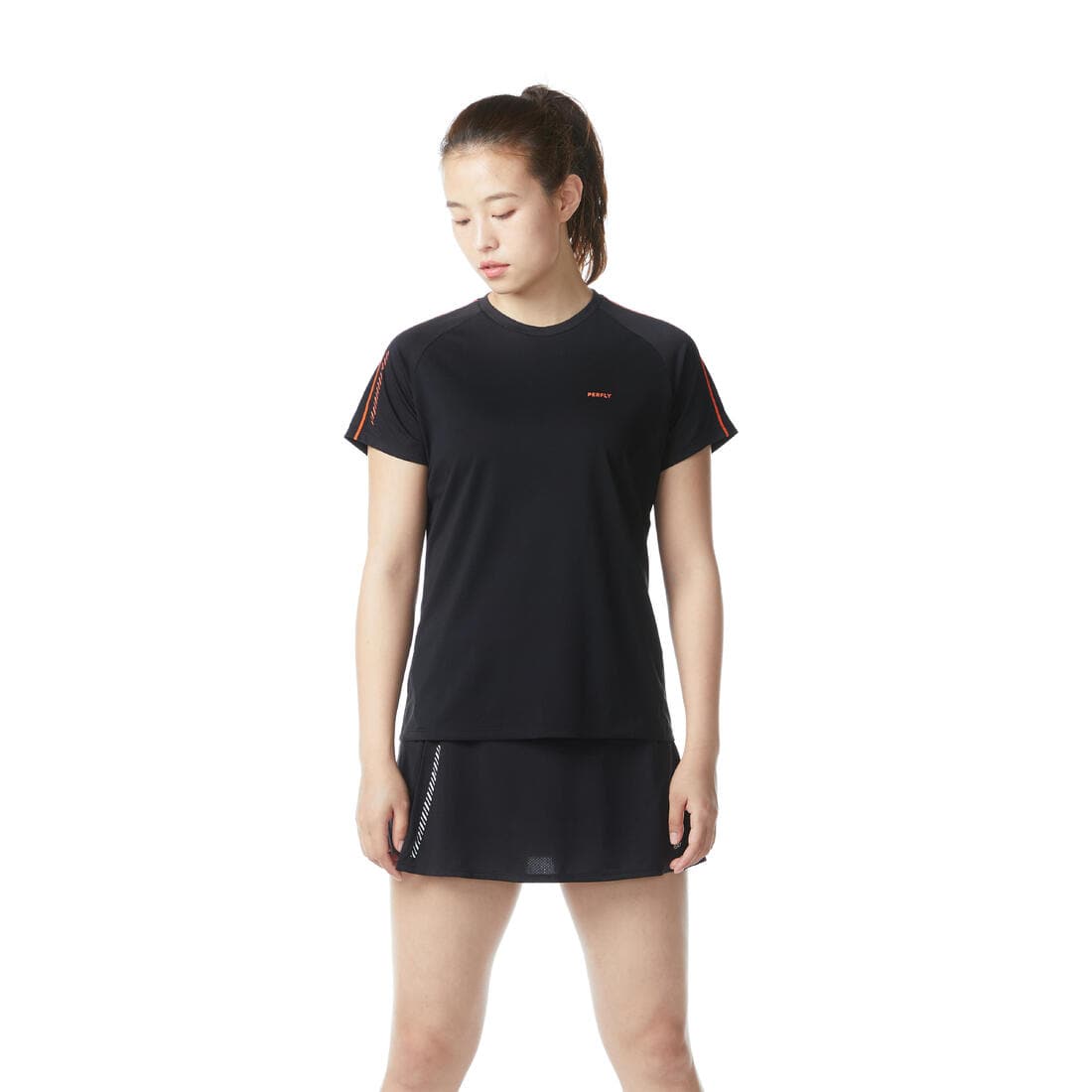 T-Shirt de Badminton 530 Femme - Noir