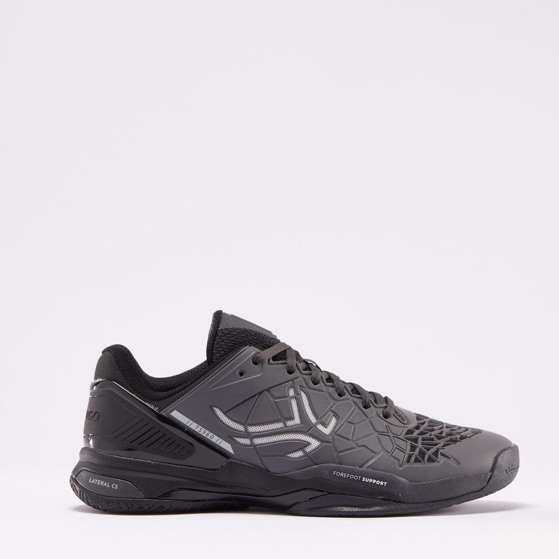 CHAUSSURES DE TENNIS HOMME MULTICOURT - ARTENGO STRONG Pro Gris Noir