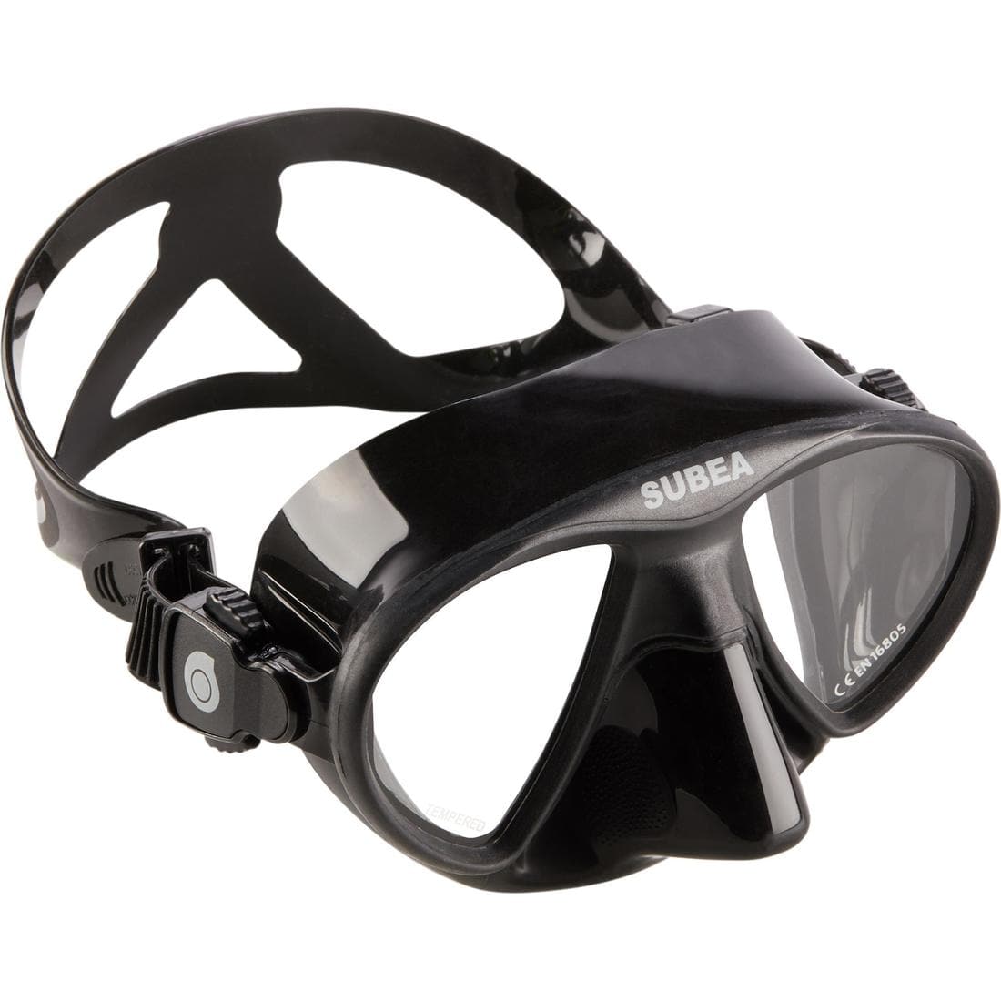 Masque d'apnée et de chasse sous-marine micro volume  - 900 dual noir