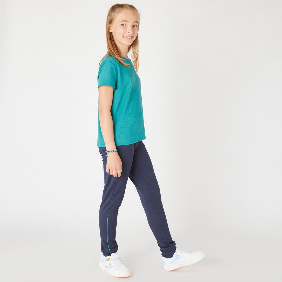 Pantalon fille enfant synthétique respirant - S500 marine