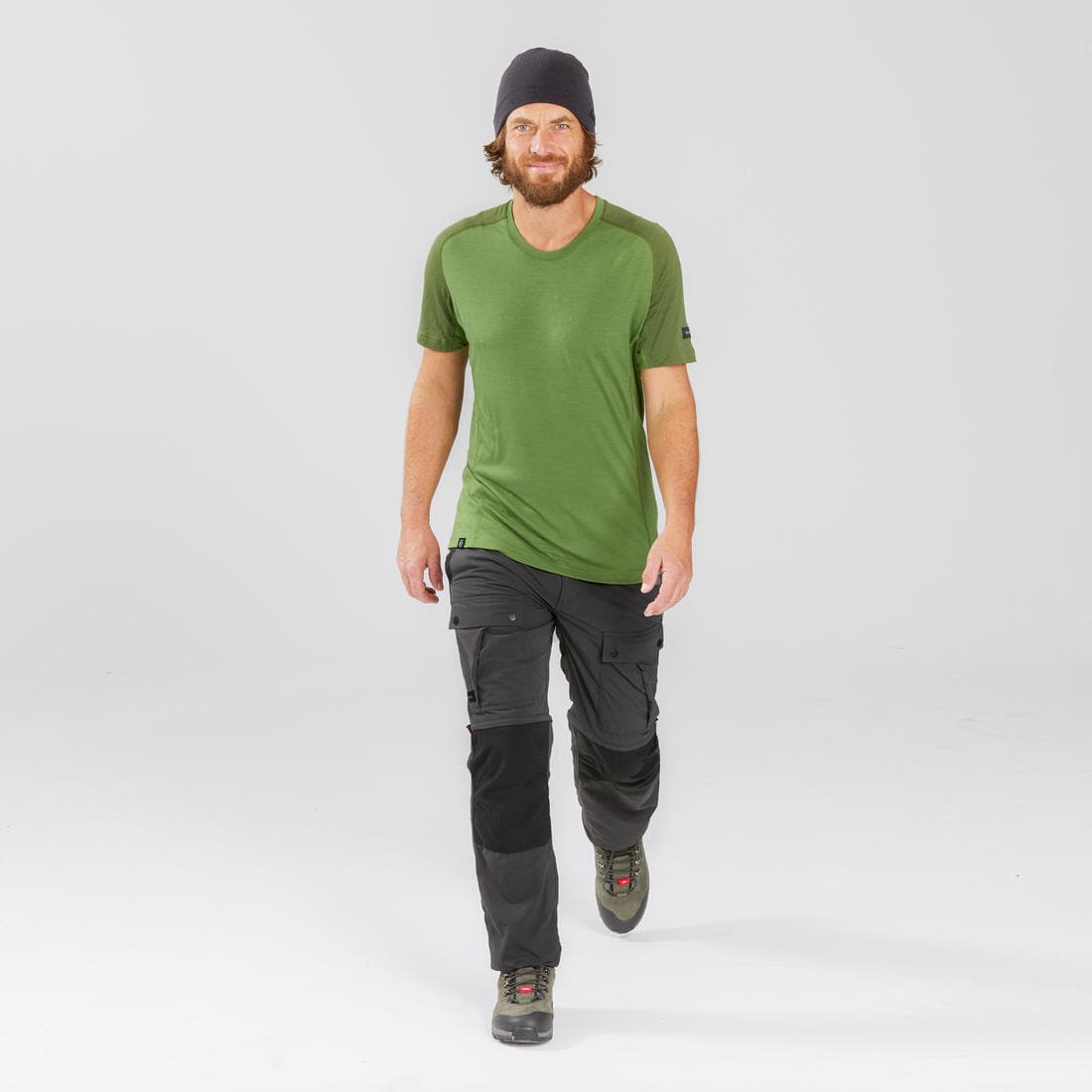 Pantalon modulable 2 en 1 et résistant de trek montagne - MT100 Homme