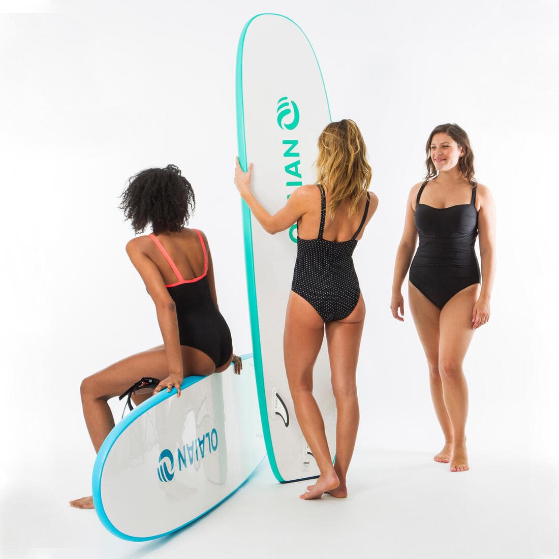 Maillot de bain 1 pièce femme gainant à effet ventre plat DORA NOIR