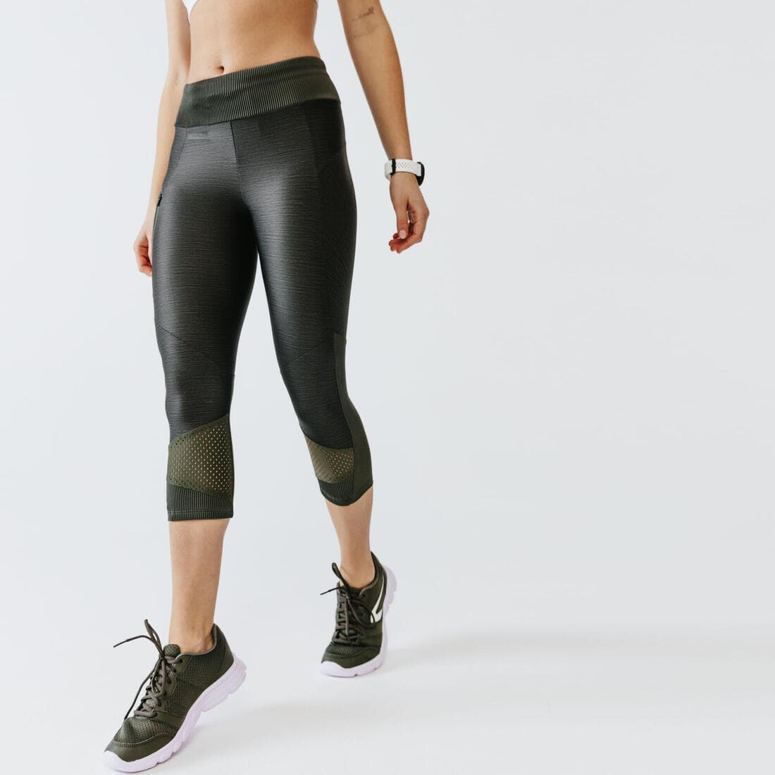 Legging court running respirant femme - Dry+ Feel