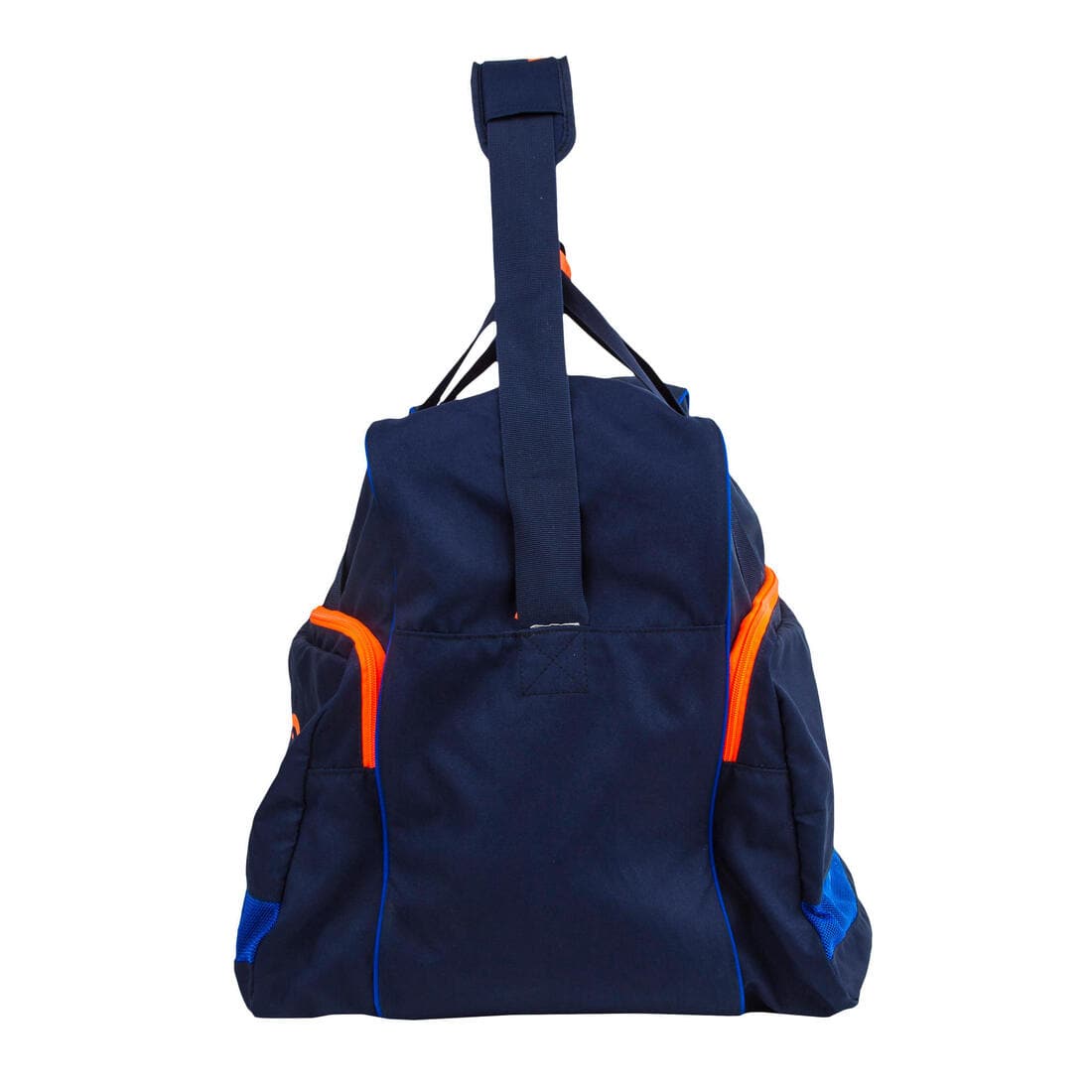 SAC A BALLONS WATER POLO 60L BLEU ORANGE FLUO