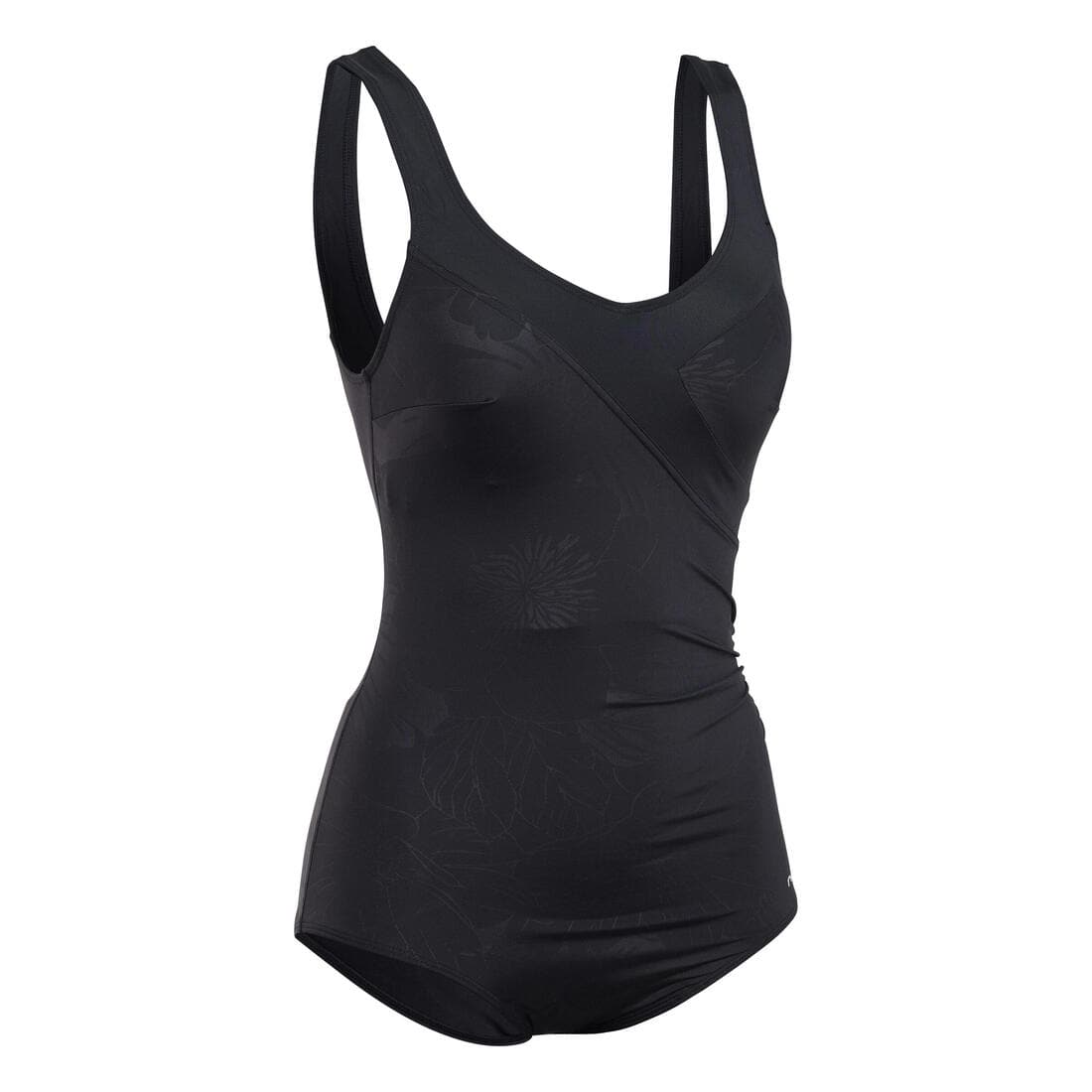 Maillot de bain 1 pièce Aquagym femme Karli Lys noir