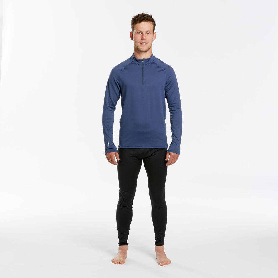 Sous-vêtement thermique de ski homme 500 1/2 zip haut