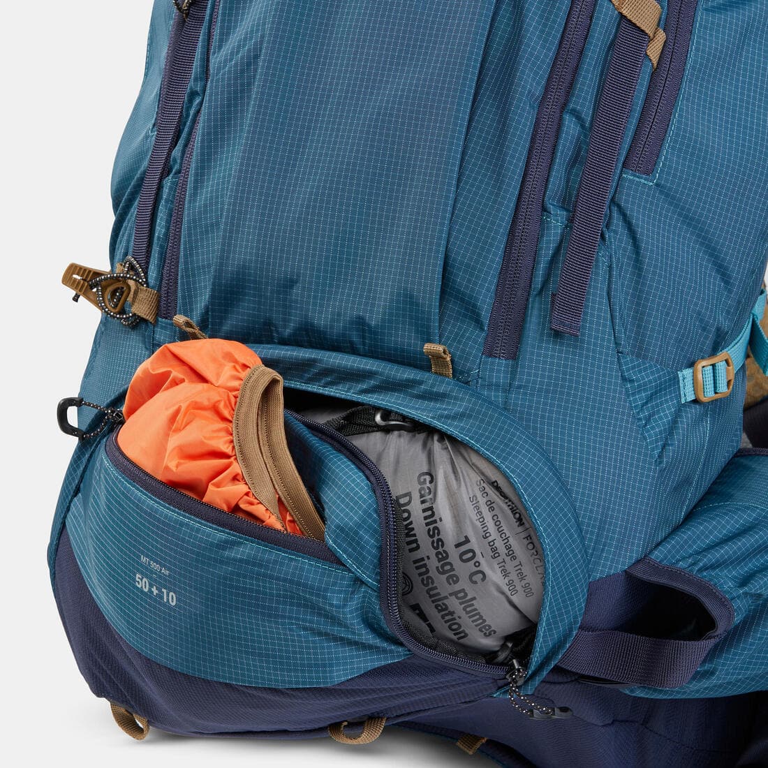 Sac à dos de trekking Homme 50+10 L - MT500 AIR