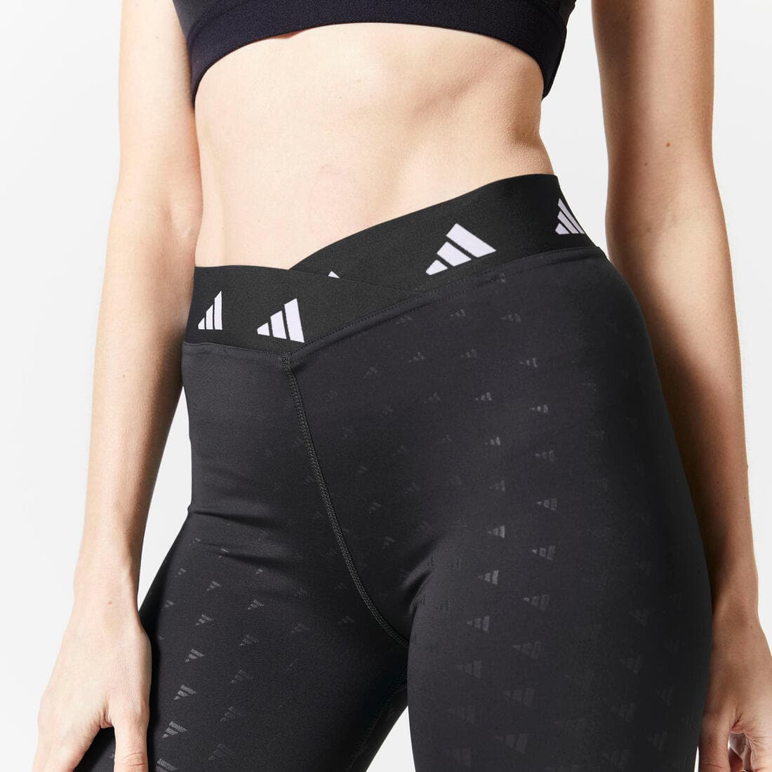 LEGGING BRAND LOVE DE FITNESS CARDIO ADIDAS FEMME NOIR