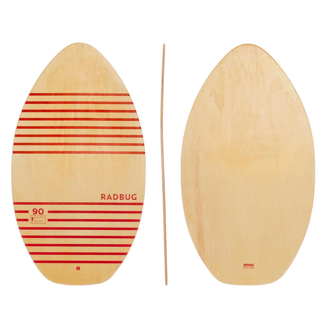 SKIMBOARD 100 BOIS ENFANT