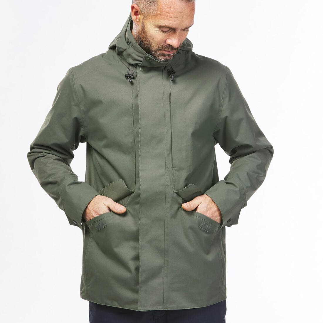 Veste imperméable de randonnée - NH550 Imper - Homme