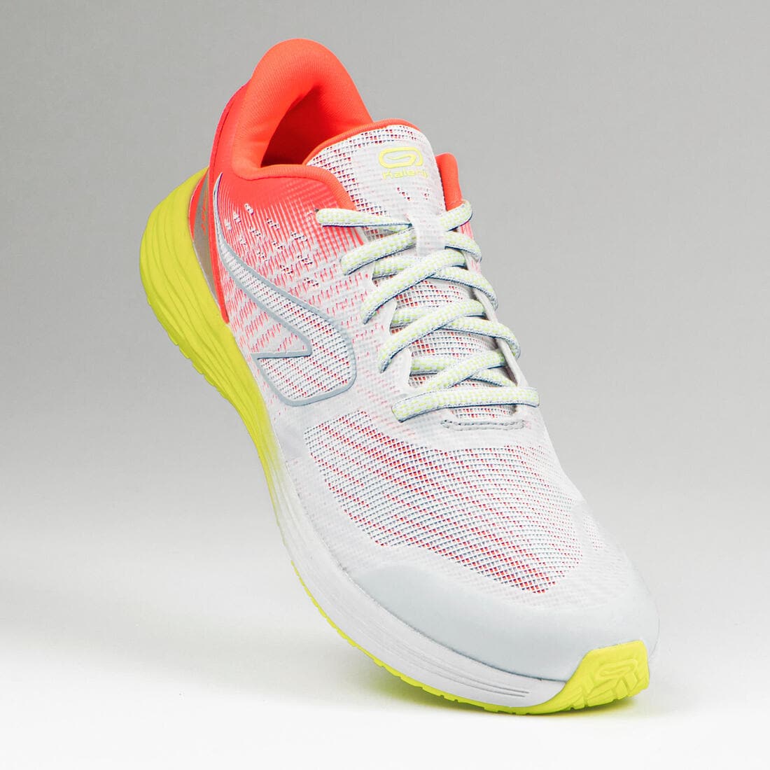 Chaussures de running Enfant -  Kiprun fast noires jaunes