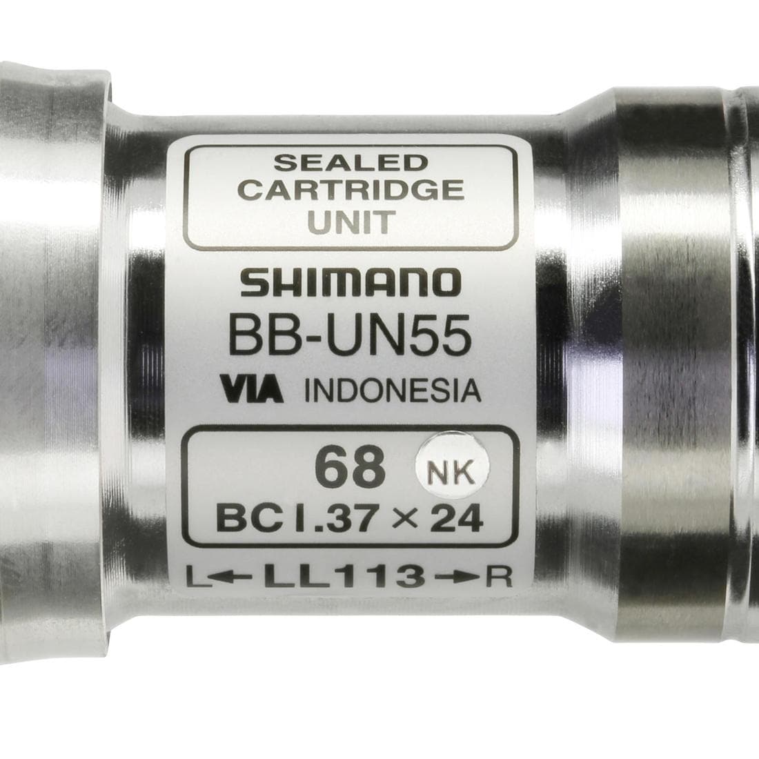 BOITIER DE PEDALIER CARRE 113MM BBUN55 SHIMANO