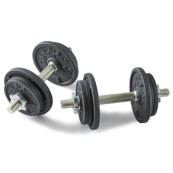 Kit d'haltères complet ATX de musculation pas cher 5 kg à 20 kg - 30 kg -  40 kg - 50 kg