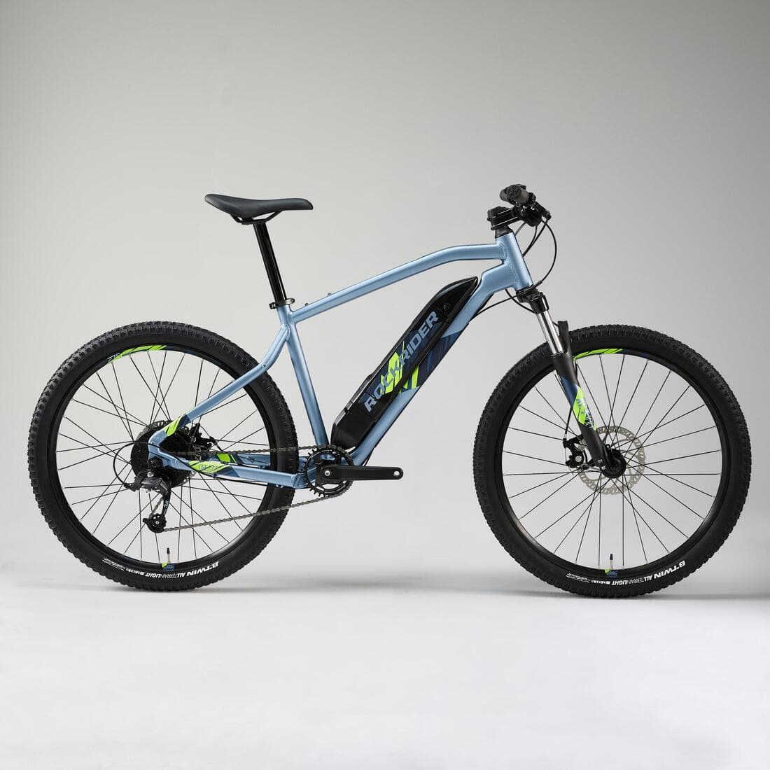 Vélo VTT électrique semi-rigide 27'5", E-ST 100 BLEU