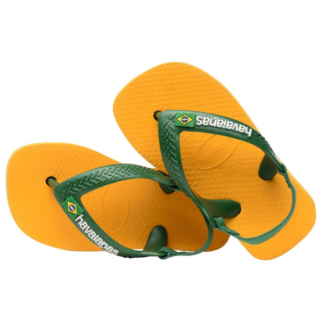 TONGS SANDALES HAVAIANAS BÉBÉ JAUNE