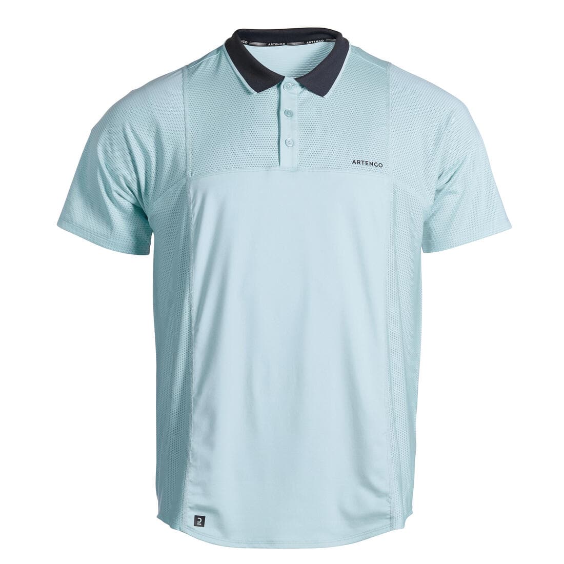 Polo tennis manches courtes Homme - Artengo DRY Marine