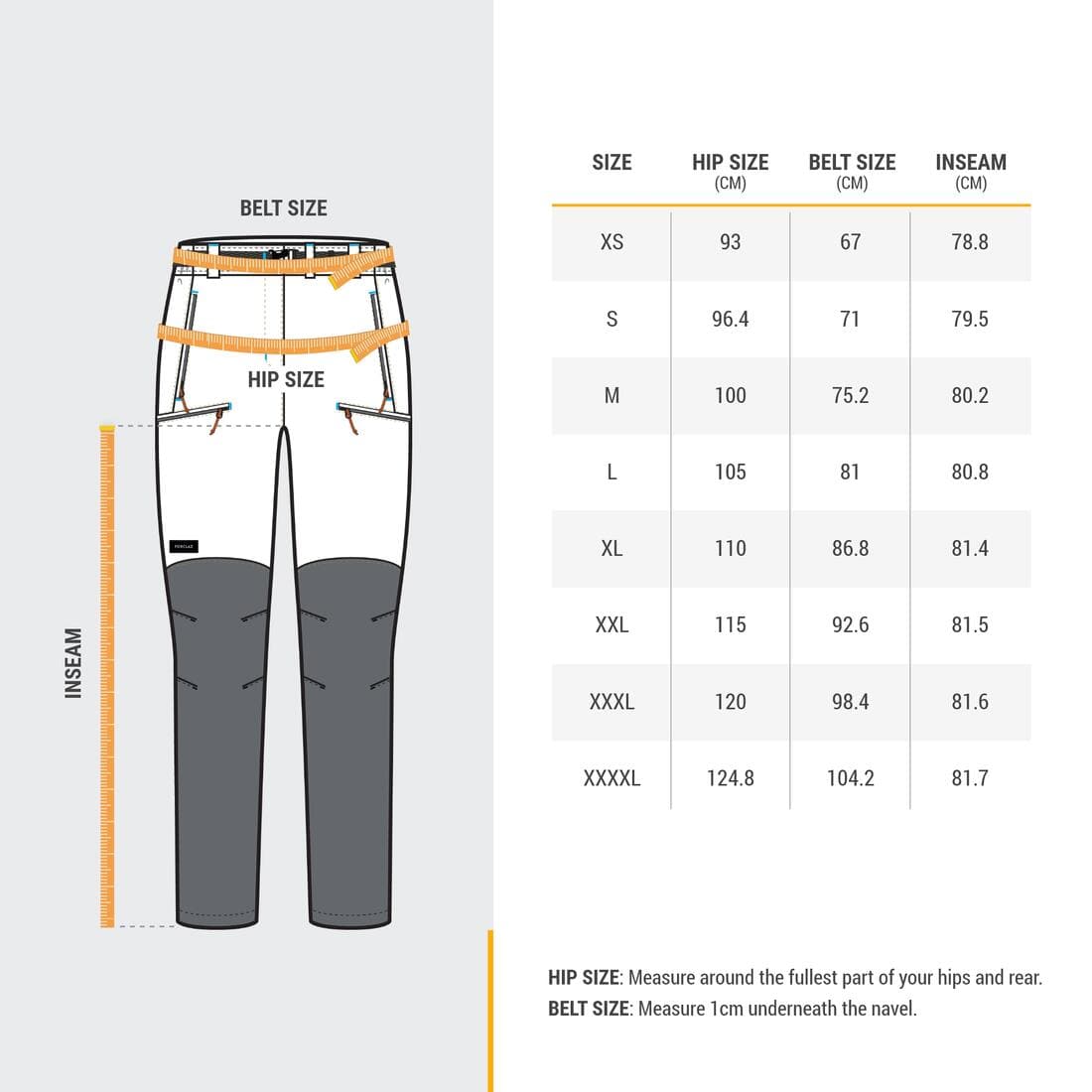 Pantalon déperlant de trek montagne - MT900 noir - Femme