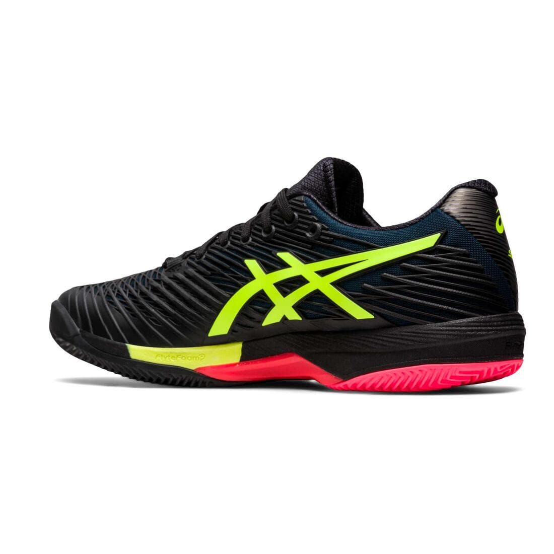 CHAUSSURES DE TENNIS HOMME TERRE BATTUE - ASICS GEL SOLUTION SPEED FF 2 NOIR