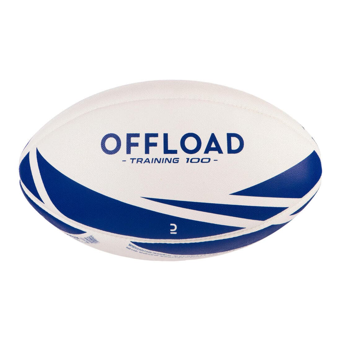 Ballon De Rugby Taille 5 - R100 Training Bleu