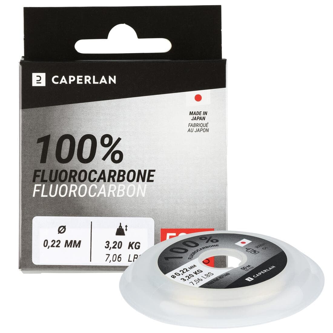 FIL DE PÊCHE FLUOROCARBONE 100% 50M