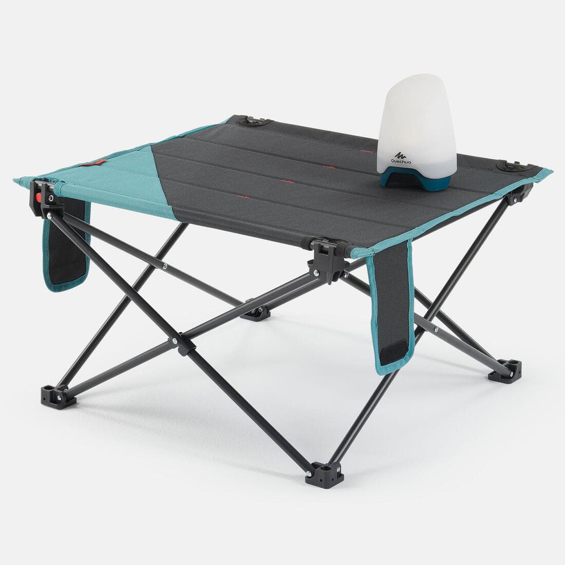 TABLE BASSE PLIANTE DE CAMPING MH100 Grise