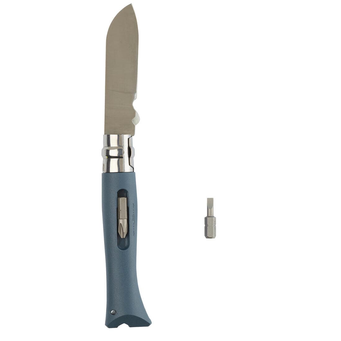 Couteau pliant 8 cm Inox Gris Opinel N°9 Bricolage