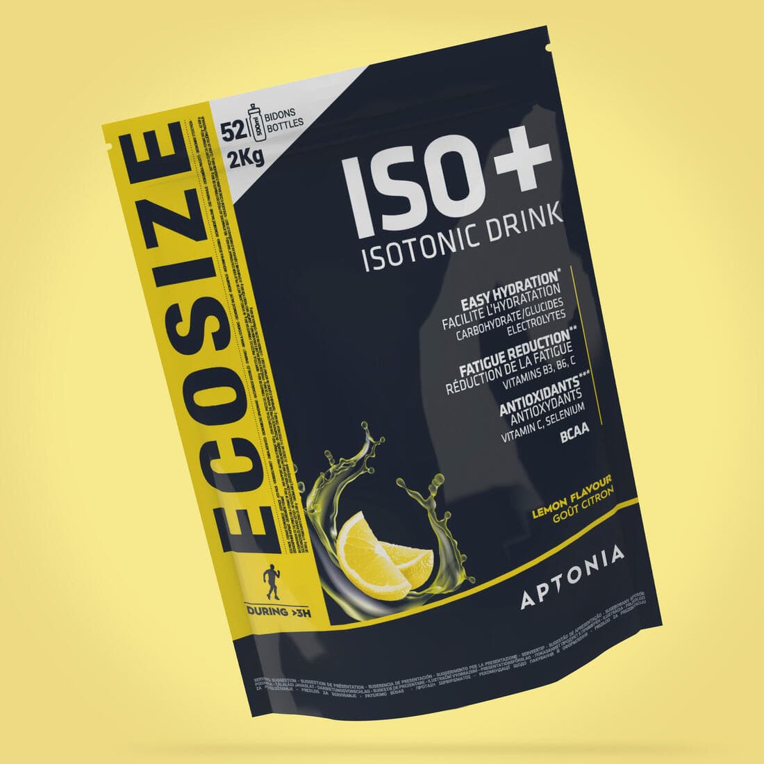 BOISSON ISOTONIQUE POUDRE ISO+ CITRON 2KG