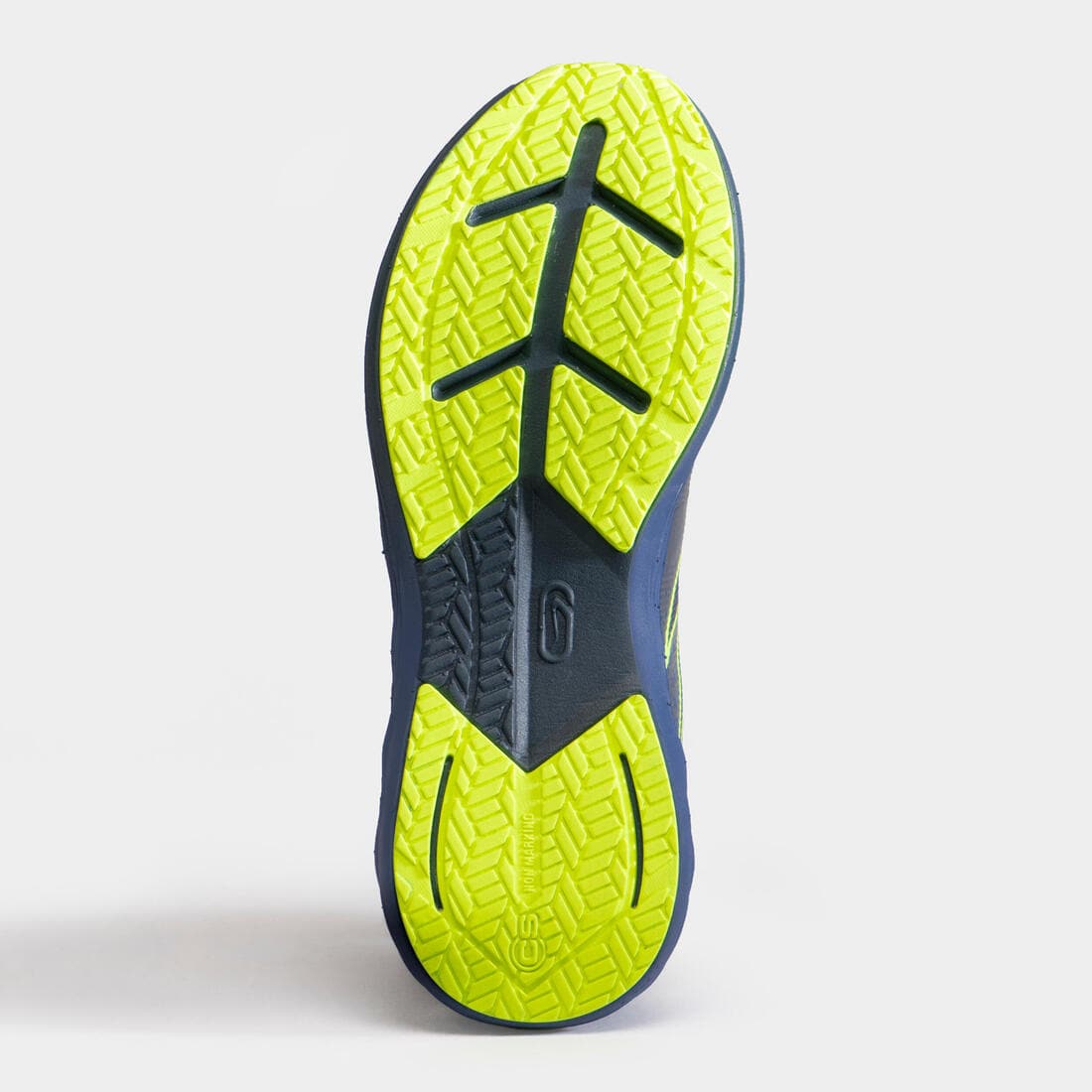 Chaussures de running Enfant -  Kiprun fast noires jaunes