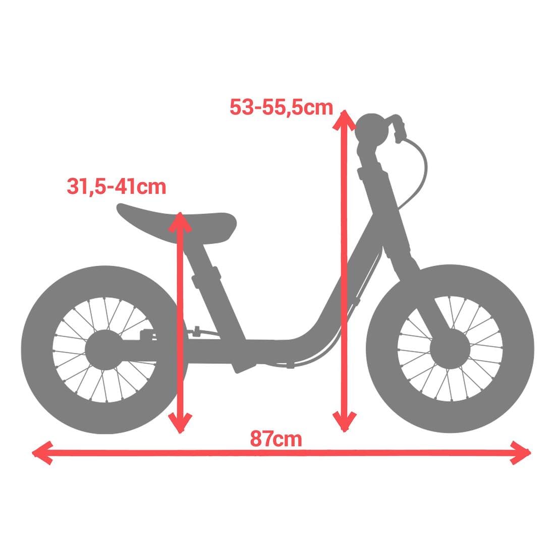 DRAISIENNE ENFANT 12 POUCES RUNRIDE 900 ALU