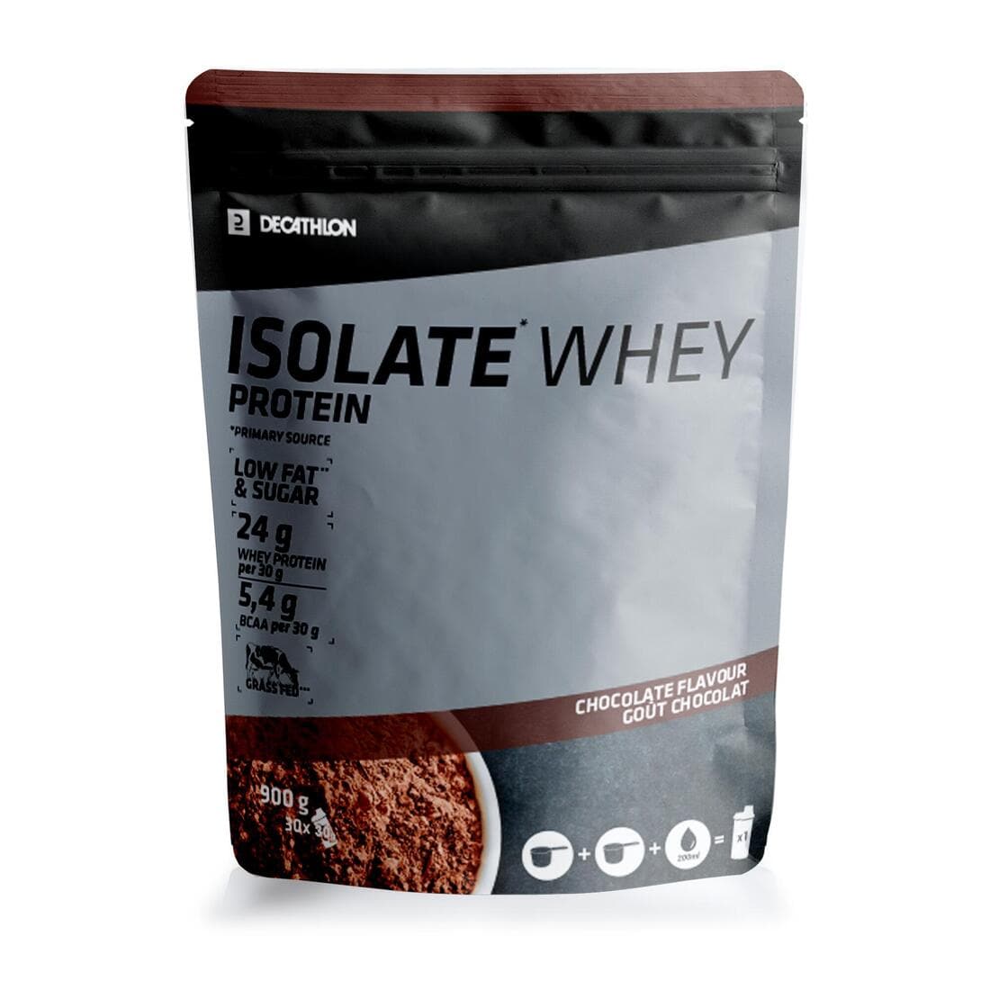 WHEY PROTEINE ISOLATE CHOCO 900G