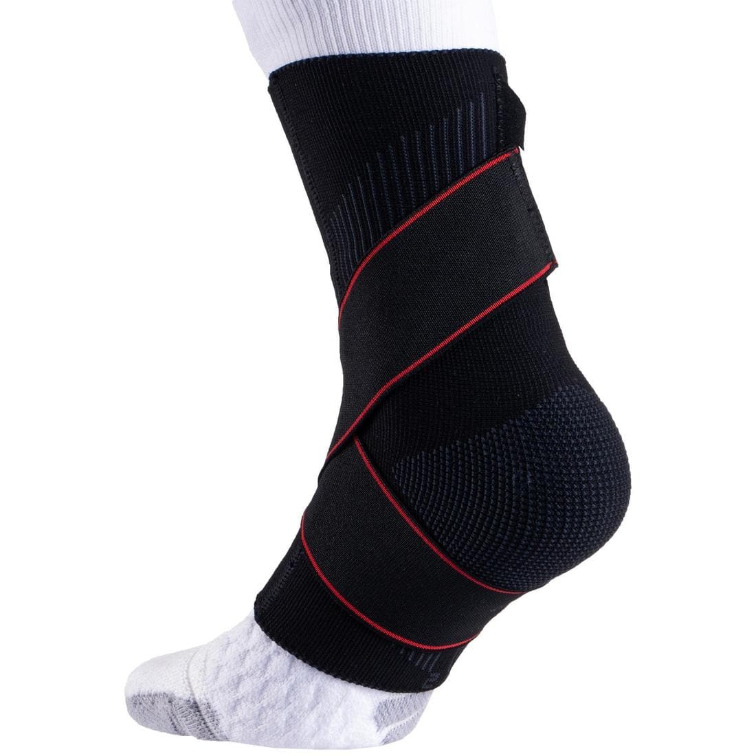 Chevillère de maintien ligamentaire gauche/droite homme/femme STRONG 100 noire