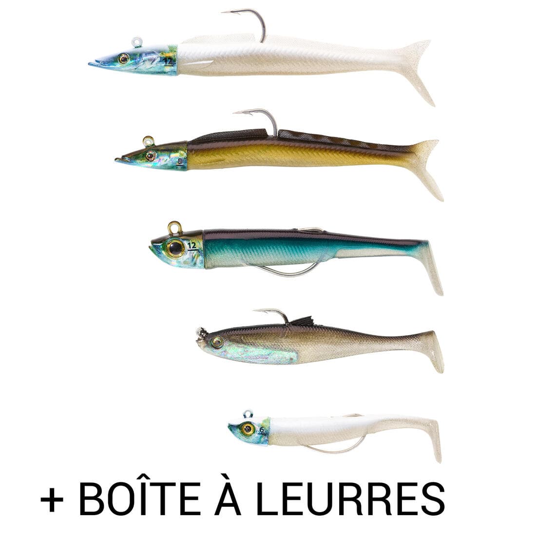 KIT BOITE & LEURRES SOUPLES BSF S SW pêche en mer