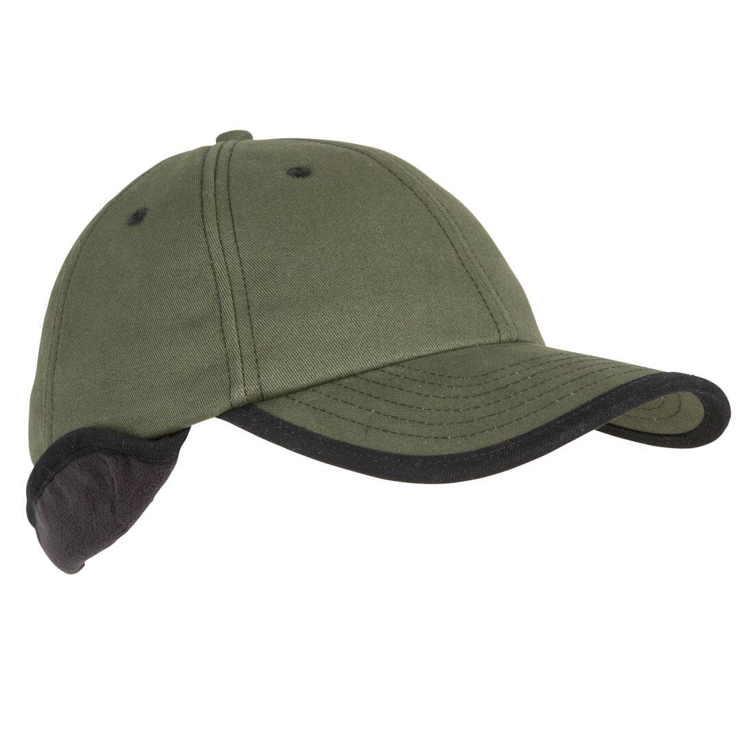 Casquette chasse polaire  chaude 500 verte