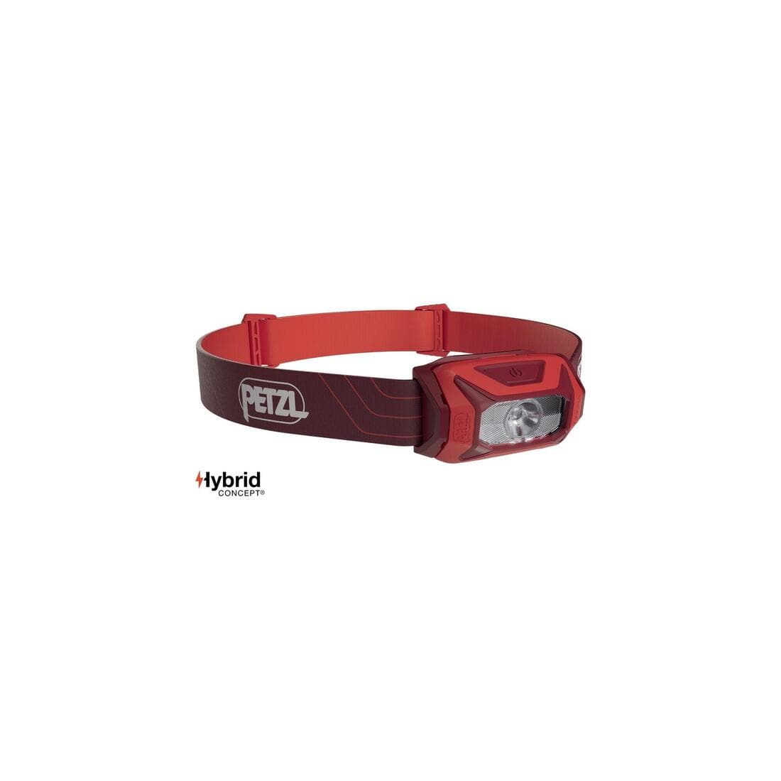 LAMPE FRONTALE DE RANDONNÉE TREKKING PETZL TIKKINA HYBRID 300 LM COULEUR ROUGE