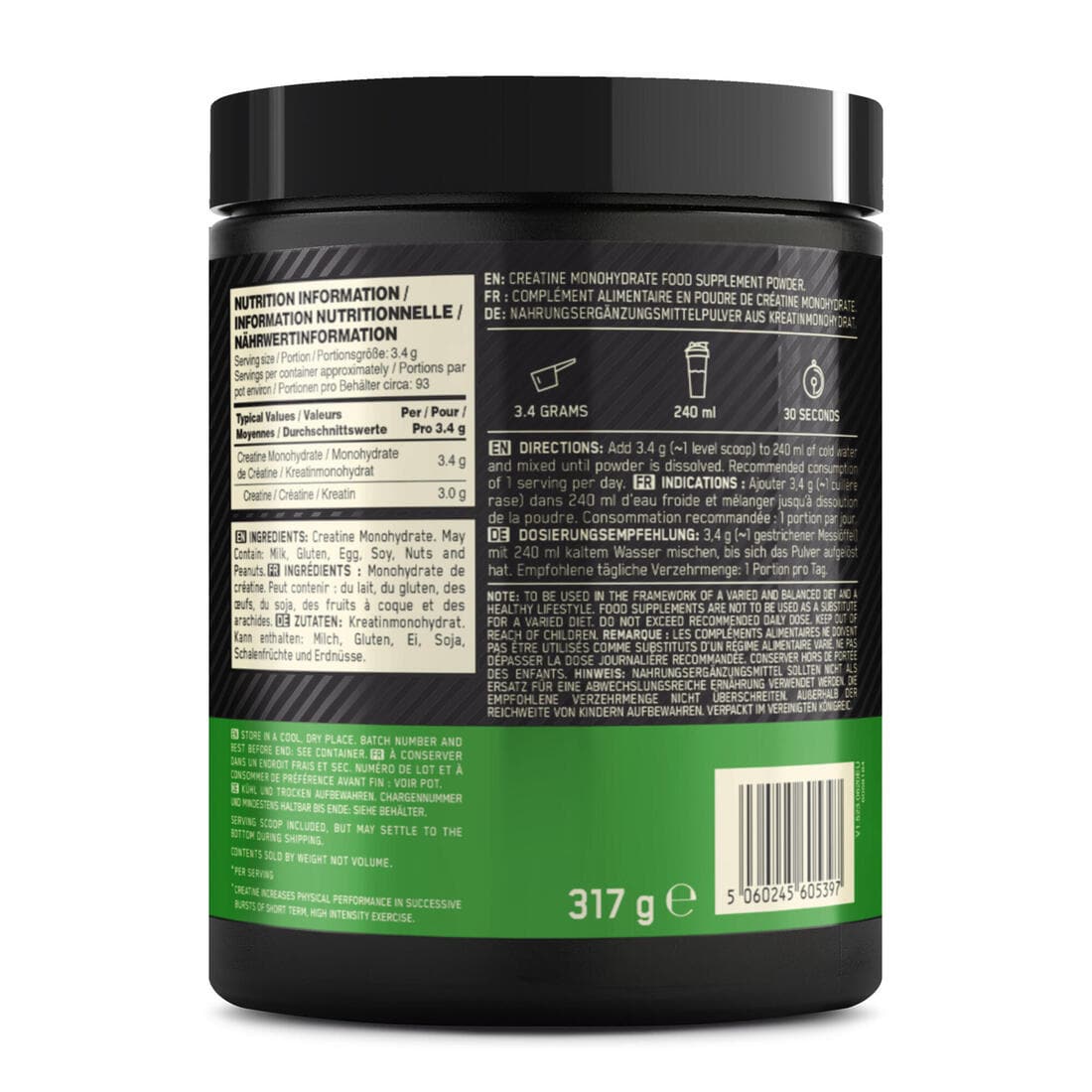 CREATINE POUDRE 317g